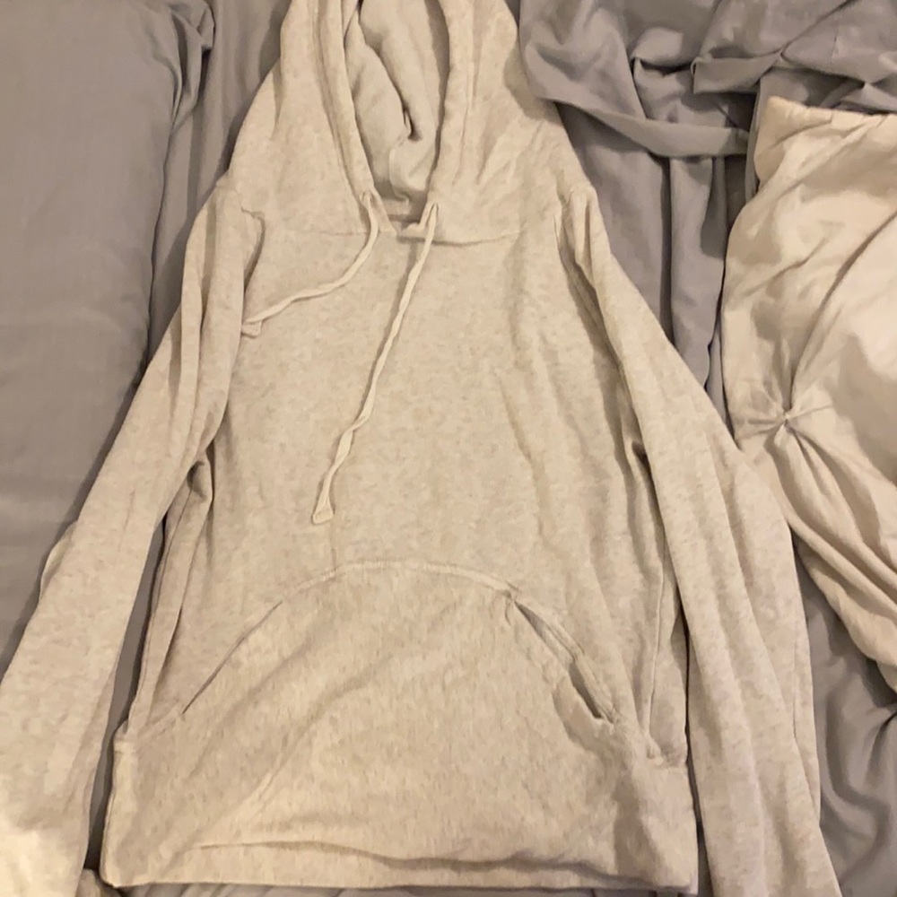 beige hoodie